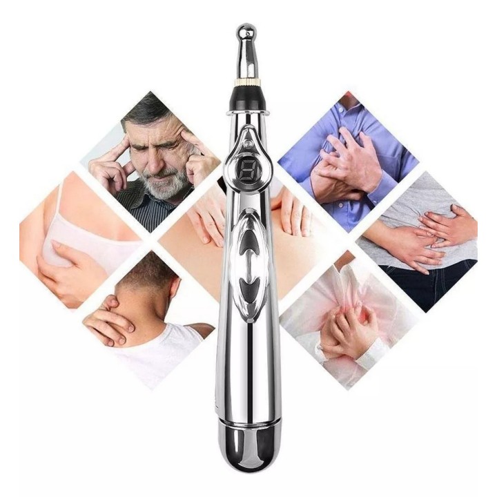 Pluma De Acupuntura Masajeadora Electroestimulación Portatil