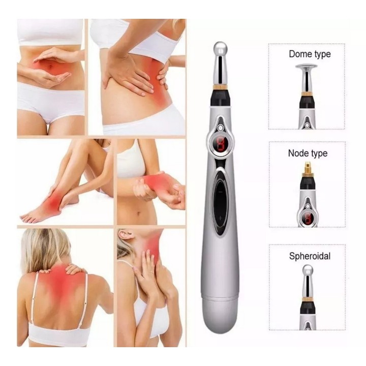 Pluma De Acupuntura Masajeadora Electroestimulación Portatil