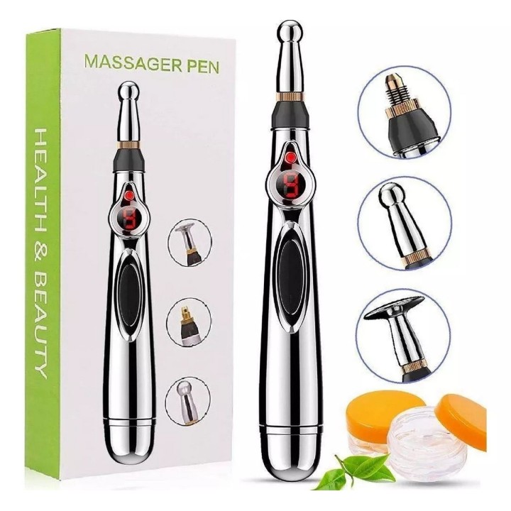 Pluma De Acupuntura Masajeadora Electroestimulación Portatil