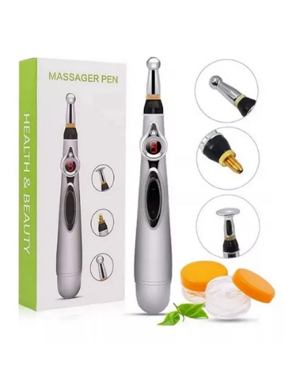 Pluma De Acupuntura Masajeadora Electroestimulación Portatil