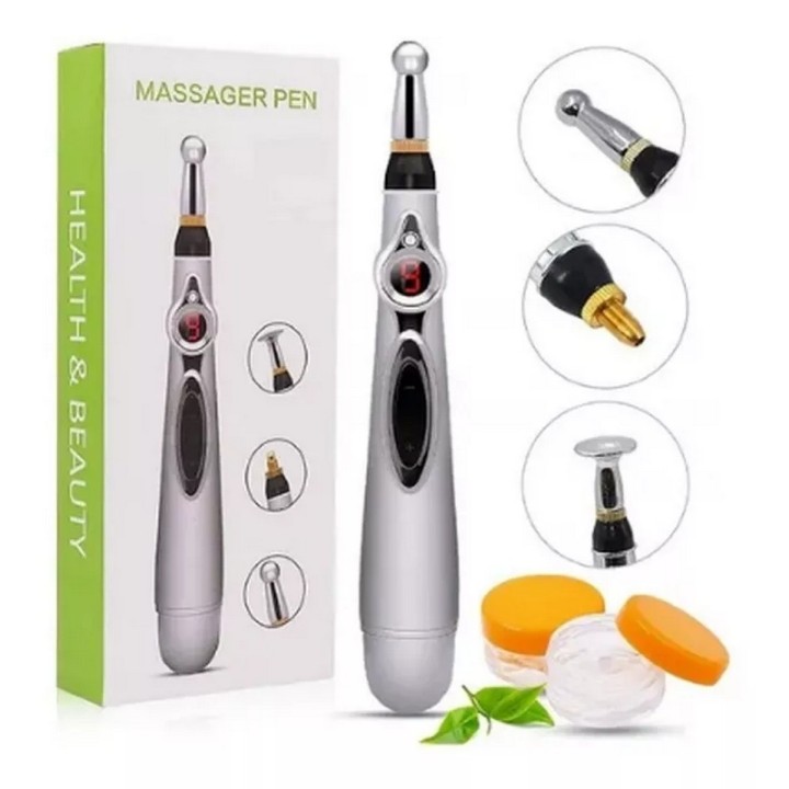 Pluma De Acupuntura Masajeadora Electroestimulación Portatil
