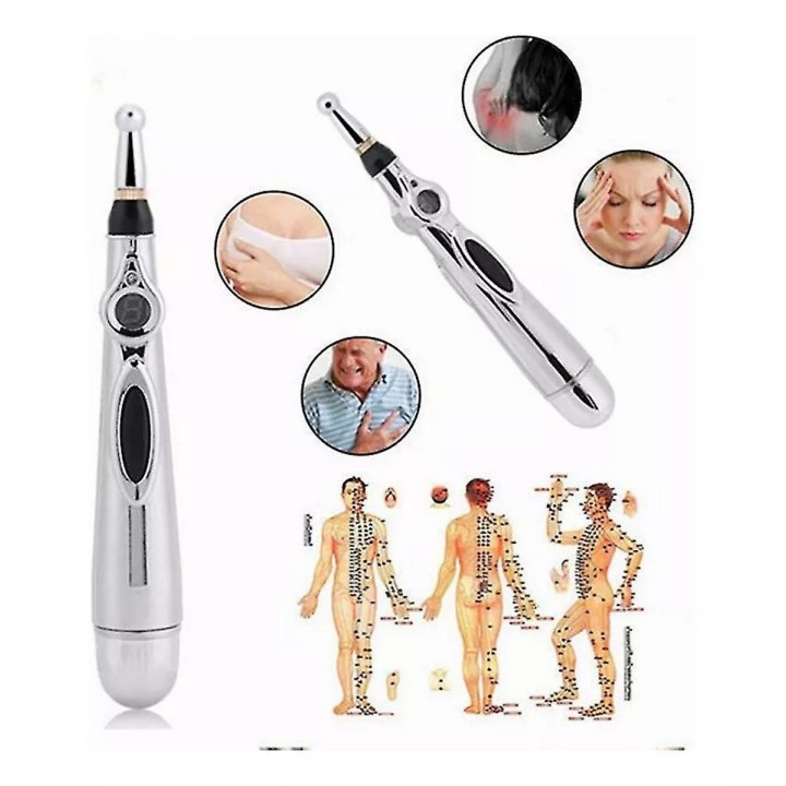 Pluma De Acupuntura Masajeadora Electroestimulación Portatil