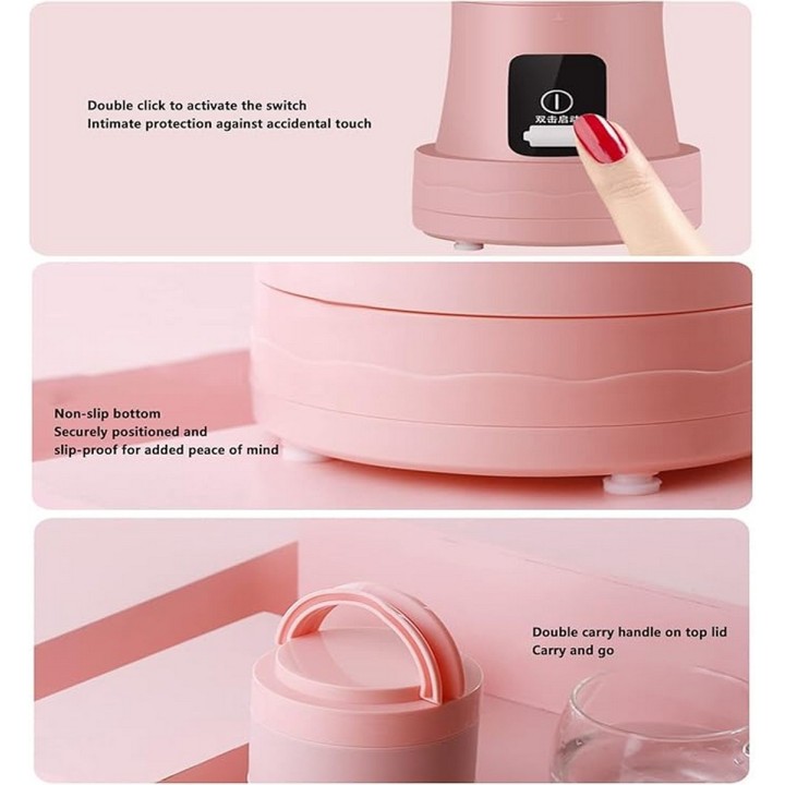 Mini Licuadora Eléctrica Portátil Plegable Recargable