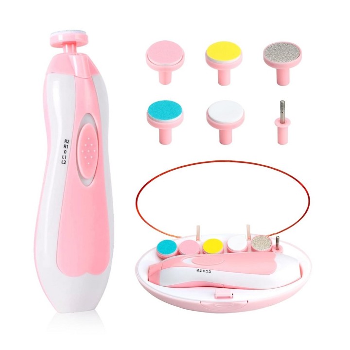 Lima De Uñas Bebe Infantil Eléctrico Unisex + Baterias