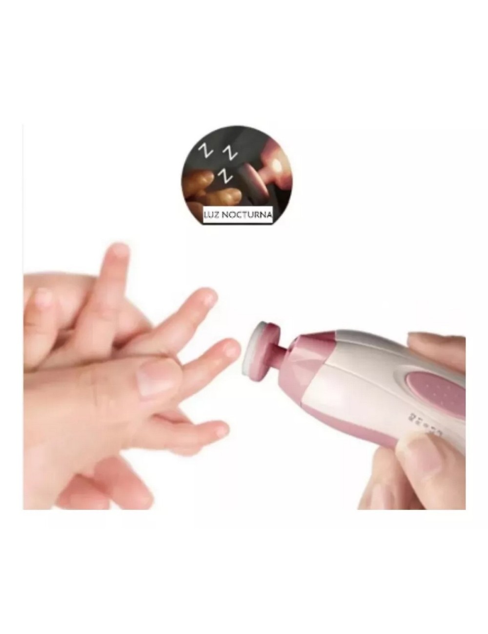 Lima De Uñas Bebe Infantil Eléctrico Unisex + Baterias