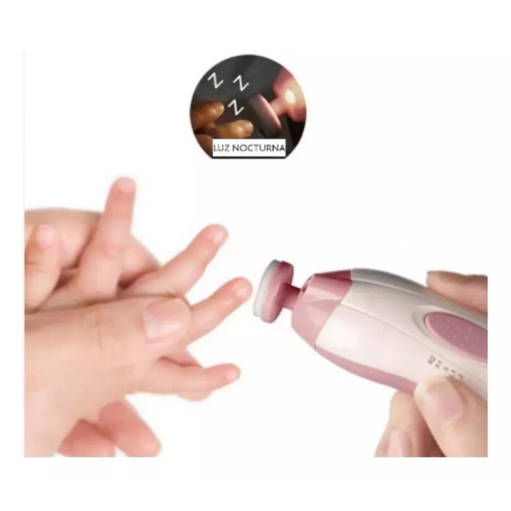 Lima De Uñas Bebe Infantil Eléctrico Unisex + Baterias
