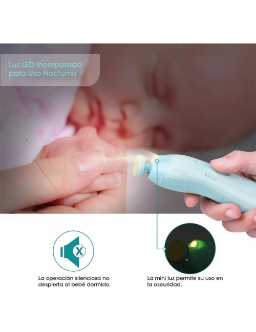 Lima De Uñas Bebe Infantil Eléctrico Unisex + Baterias