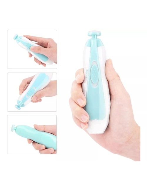 Lima De Uñas Bebe Infantil Eléctrico Unisex + Baterias