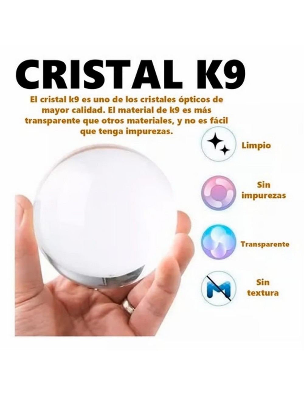 Lampara De Cristal Bola 3d Luna Cosmo Luz Calida Base Madera