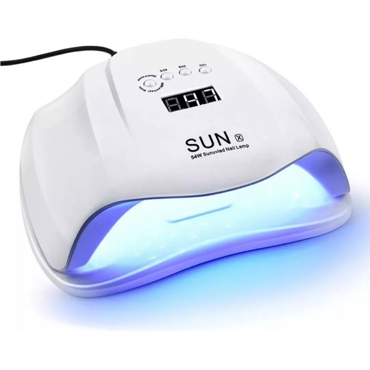 Lampara Led-uv De Uñas Gel Profesional Secado Rapido 48 Wats