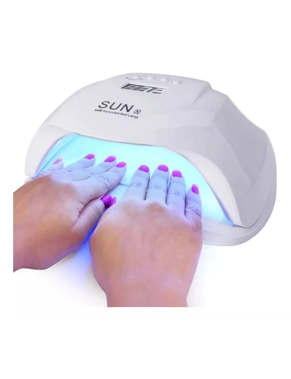Lampara Led-uv De Uñas Gel Profesional Secado Rapido 48 Wats