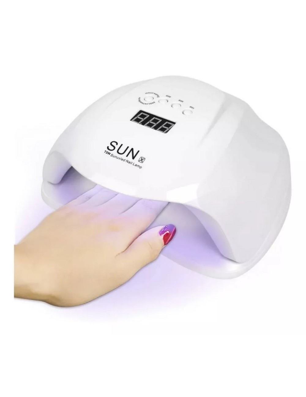 Lampara Led-uv De Uñas Gel Profesional Secado Rapido 48 Wats