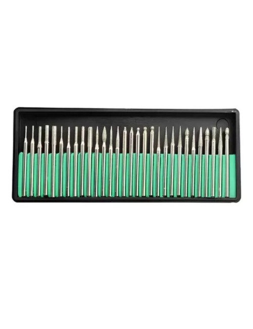 Kit De Fresas Diamantadas Para Moto Tool Taladro