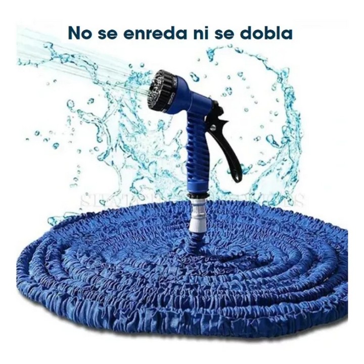 Manguera Expandible 30 Metros Flexible Aspersor Multiusos