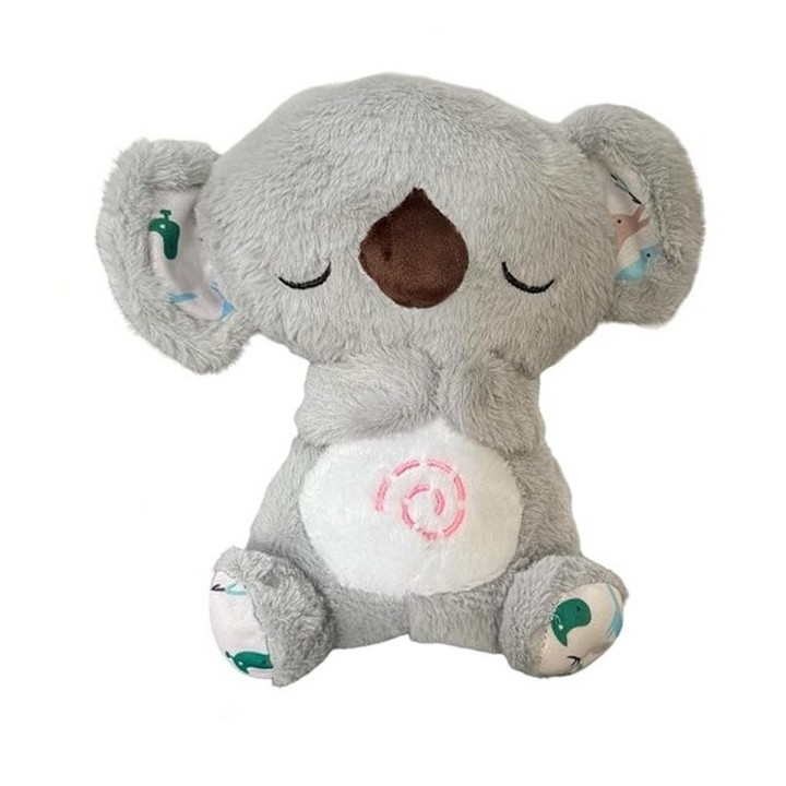 Koala Nutria Peluche Que Respira Sonido Luz Unisex + Bateria