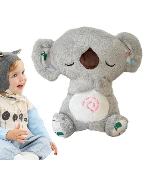 Koala Nutria Peluche Que Respira Sonido Luz Unisex + Bateria