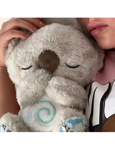 Koala Nutria Peluche Que Respira Sonido Luz Unisex + Bateria