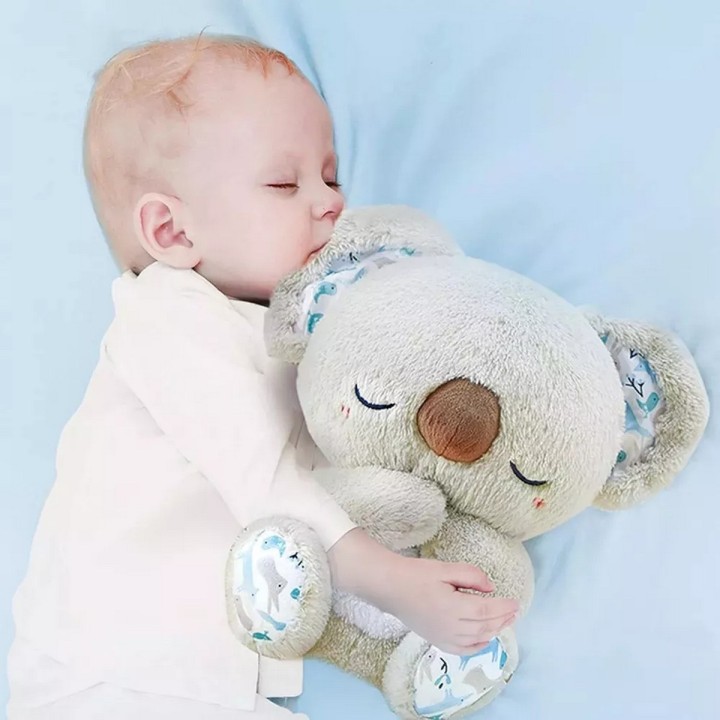 Koala Nutria Peluche Que Respira Sonido Luz Unisex + Bateria