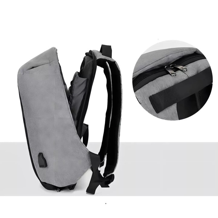 Maleta Maletín Antirrobo Impermeable Con Puerto Usb Portatil