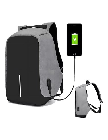 Maleta Maletín Antirrobo Impermeable Con Puerto Usb Portatil
