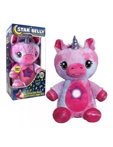 Muñeco Star Belly Dream Lites Proyector Peluche Unicornio