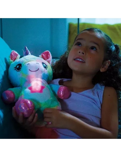 Muñeco Star Belly Dream Lites Proyector Peluche Unicornio