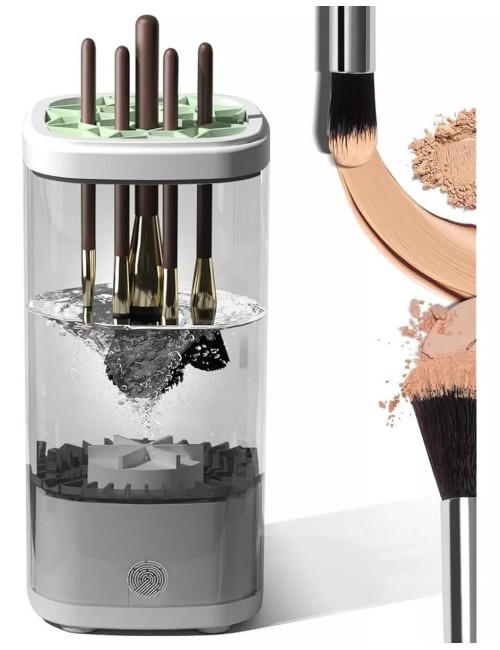 Limpiador Eléctrico Automático De Brochas De Maquillaje