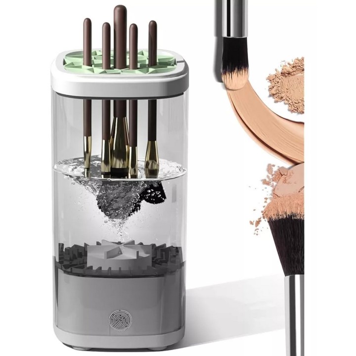 Limpiador Eléctrico Automático De Brochas De Maquillaje