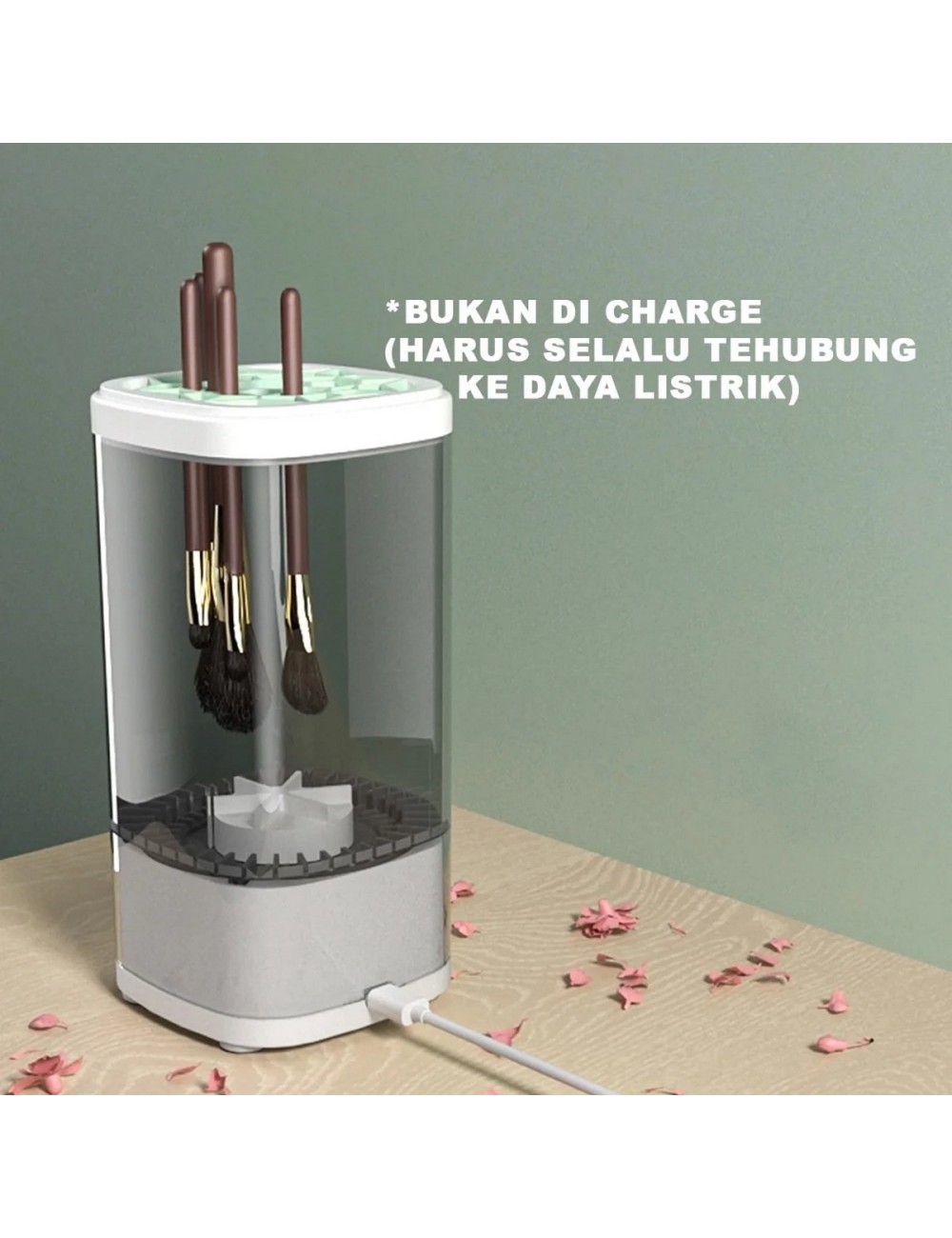 Limpiador Eléctrico Automático De Brochas De Maquillaje