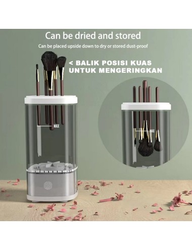 Limpiador Eléctrico Automático De Brochas De Maquillaje