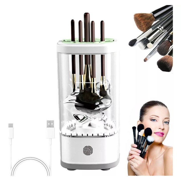 Limpiador Eléctrico Automático De Brochas De Maquillaje