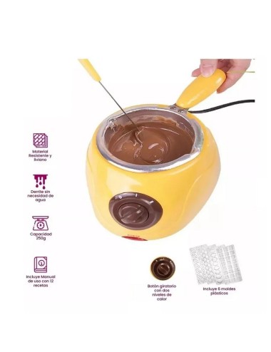 Maquina Olla Fundidora Fondue Derretir Chocolate Caramelo