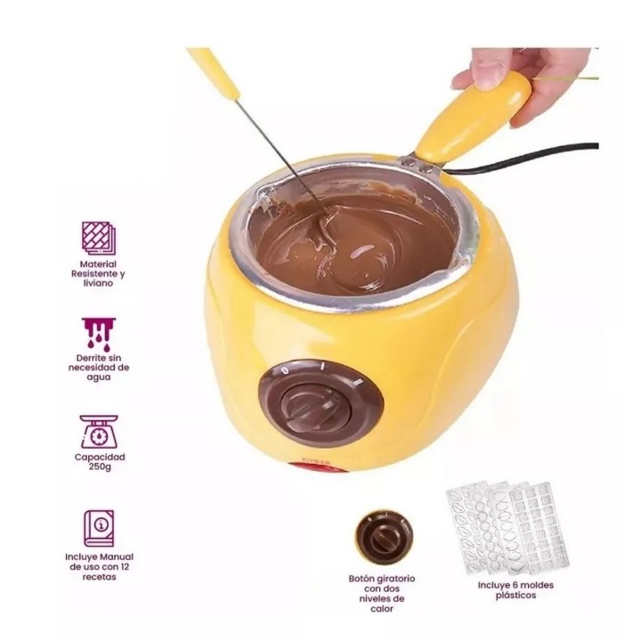 Maquina Olla Fundidora Fondue Derretir Chocolate Caramelo