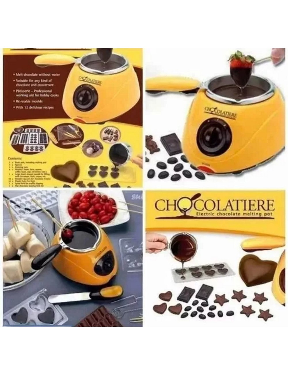 Maquina Olla Fundidora Fondue Derretir Chocolate Caramelo