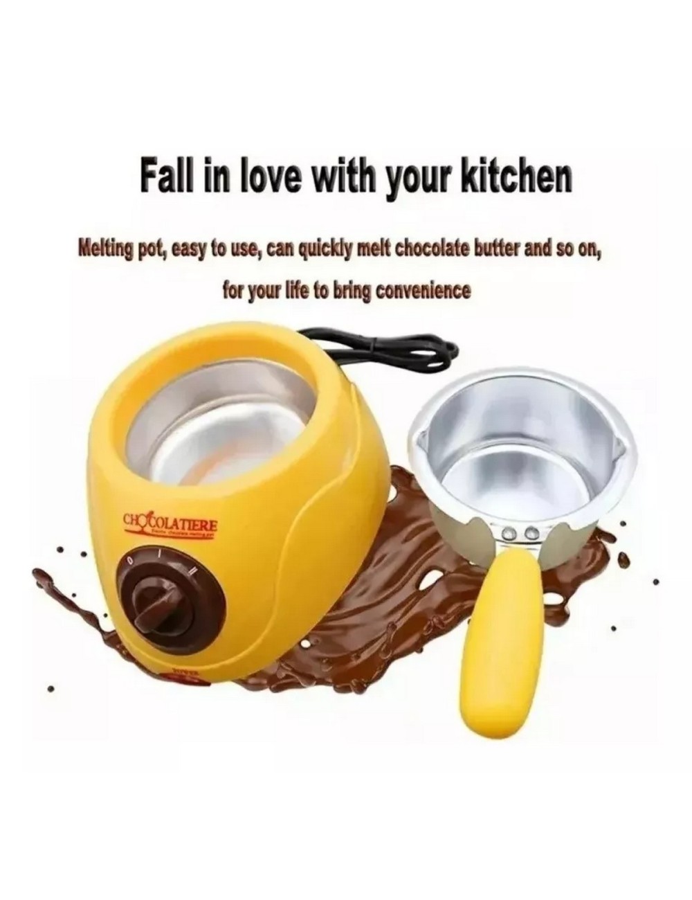 Maquina Olla Fundidora Fondue Derretir Chocolate Caramelo