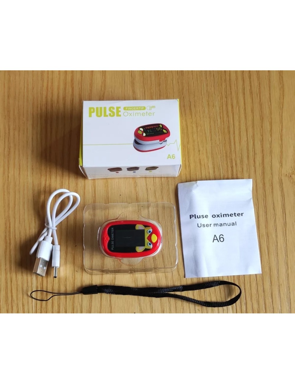 Oxímetro De Pulso Ritmo Cardiaco Para Bebes Niños Recargable