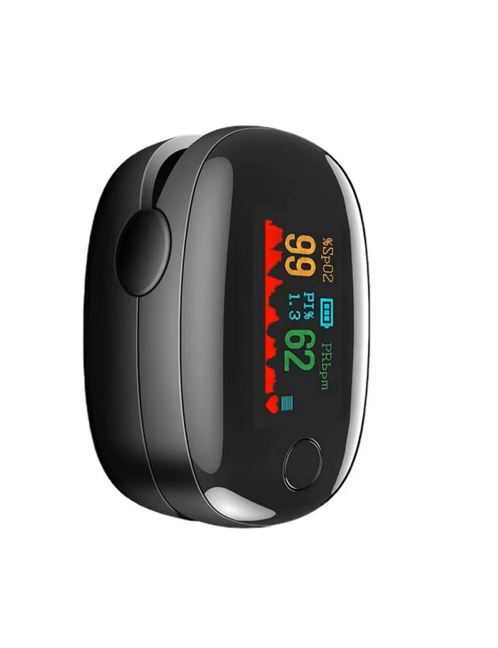 Oxímetro De Dedo De Pulso Ritmo Cardiaco Portatil + Baterias