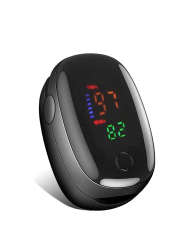 Oxímetro De Dedo De Pulso Ritmo Cardiaco Portatil + Baterias