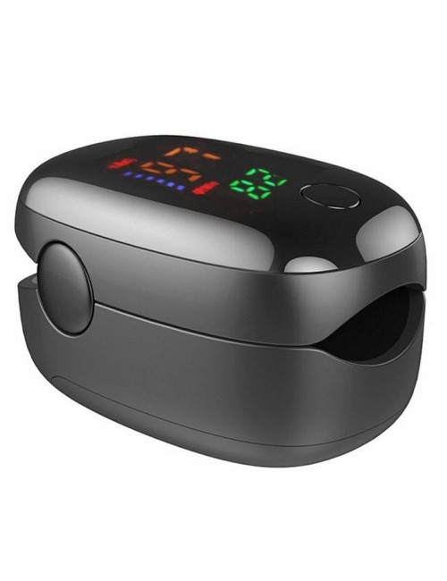 Oxímetro De Dedo De Pulso Ritmo Cardiaco Portatil + Baterias