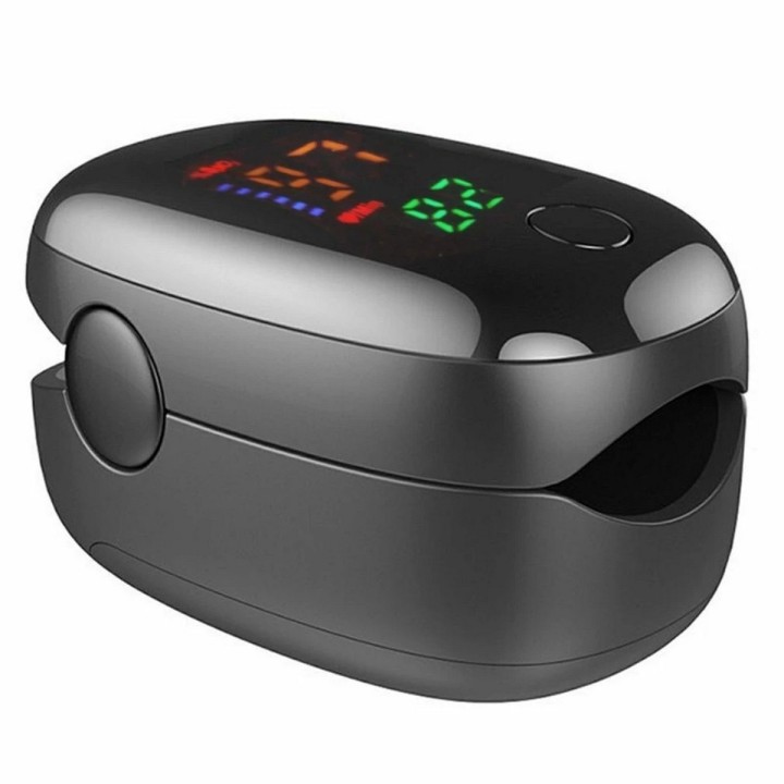 Oxímetro De Dedo De Pulso Ritmo Cardiaco Portatil + Baterias