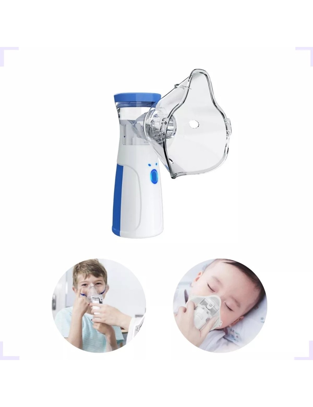 Nebulizador Inalámbrico Ultrasónico Portatil Niños Y Adultos