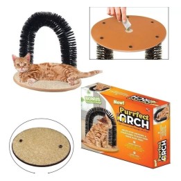 Rascador Para Gato Masajeador Cepillo Gatos Rascador En Arco