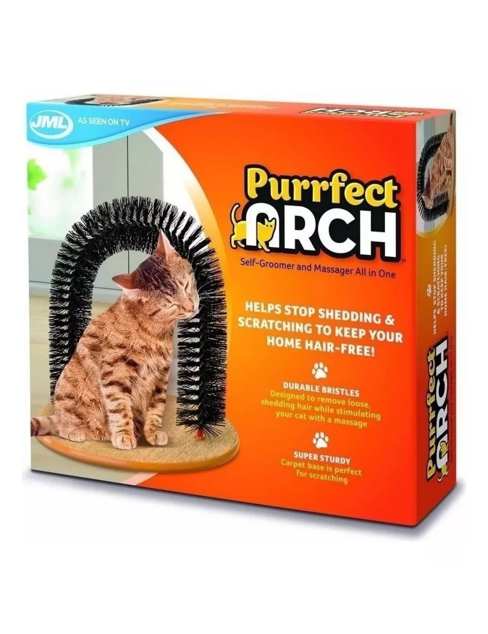 Rascador Para Gato Masajeador Cepillo Gatos Rascador En Arco