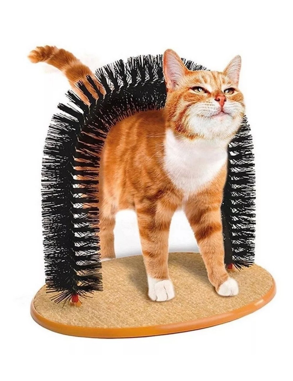 Rascador Para Gato Masajeador Cepillo Gatos Rascador En Arco