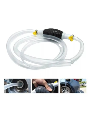 Bomba Manual Manguera Succión Combustible Portatil Gasolina