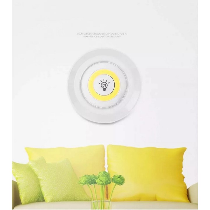 Juego Bombilla X3 Luces Led Inalámbrica Con Control De Mando