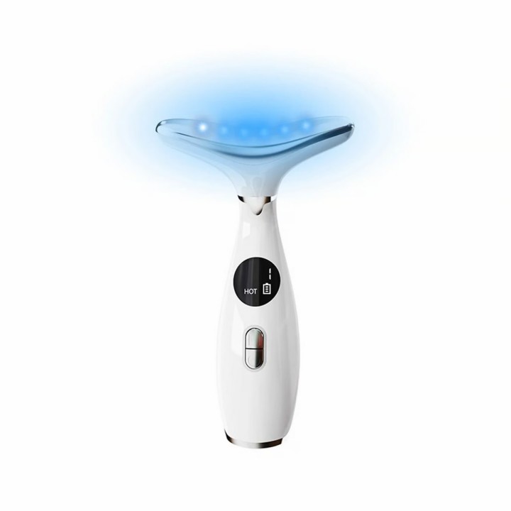 Masajeador Facial Y Cuello Portatil Recargable Beauty Face