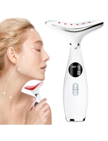 Masajeador Facial Y Cuello Portatil Recargable Beauty Face