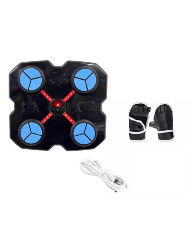 Máquina Boxeo Inteligente Luces Inteligente Sonido + Guantes