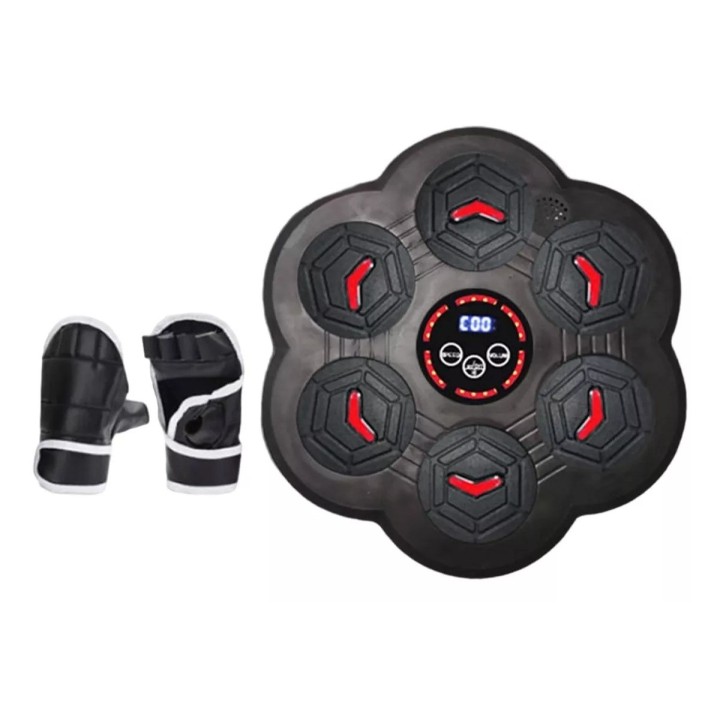 Máquina Boxeo Inteligente, Luz Doble 6 Agujeros + Guantes